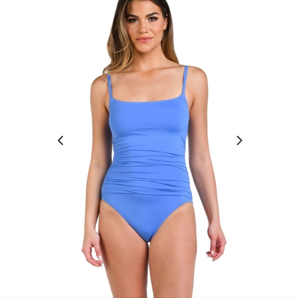 La Blanca Island Goddess Lingerie One Piece - Chambray